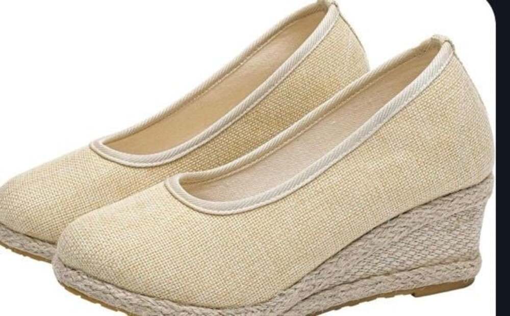 Ballerine Donna Zeppe in Tela Ballerina